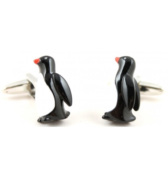 3D Penguin Cufflinks 
