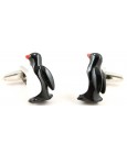 3D Penguin Cufflinks 