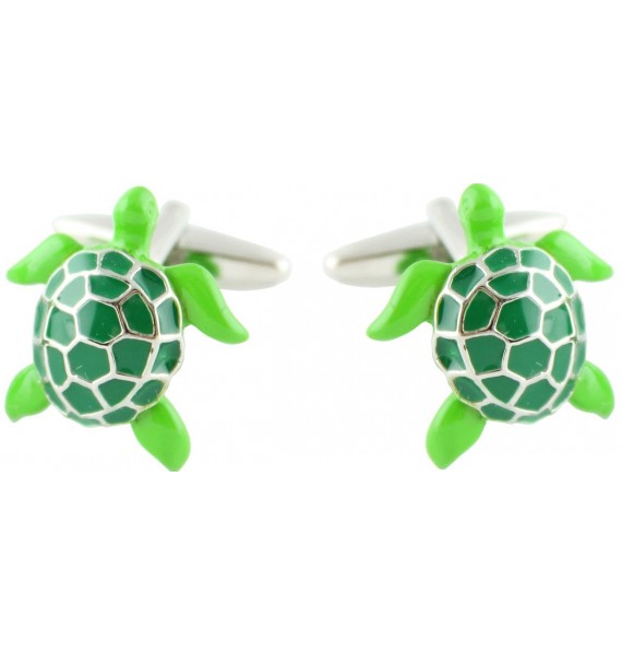 Green Turtle Cufflinks 