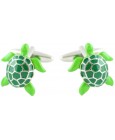 Green Turtle Cufflinks 