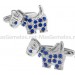 Crystal Dog Cufflinks 
