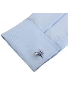 Crystal Dog Cufflinks  2