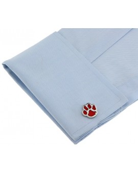 Red Dog Footprint Cufflinks  2