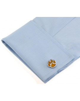 Yellow Dog Footprint Cufflinks  2
