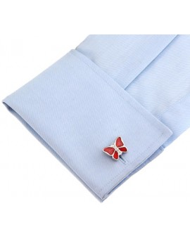 Red Butterfly Cufflinks  2