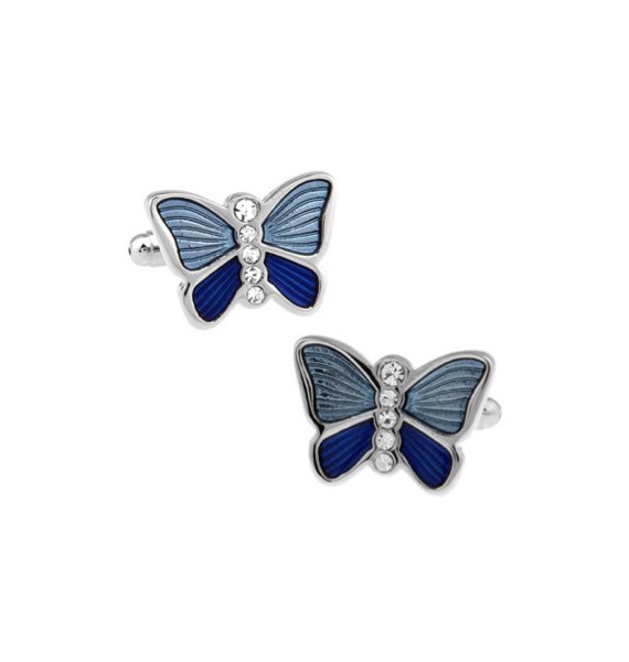 Blue Butterfly Cufflinks 