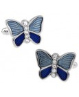 Blue Butterfly Cufflinks 