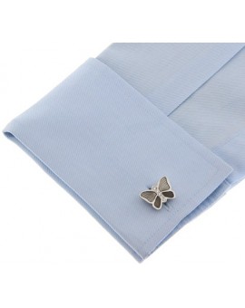 Grey Butterfly Cufflinks  2