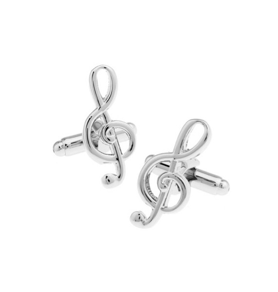 Treble Clef Cufflinks 