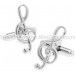 Treble Clef Cufflinks 