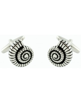 Ammonite Fossil Cufflinks 