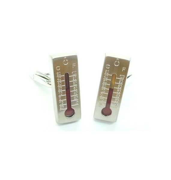 Thermometer Cufflinks 