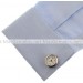 Gemelos para camisa Round Silver Watch