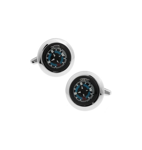 Functional Compass Cufflinks 