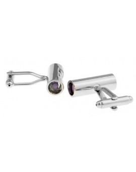 Purple Sandglass Cufflinks  2