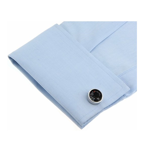 Round Thermometer Cufflinks 