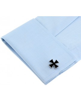 Black Saint George's Cross Cufflinks  2
