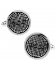 NYC Sewer Cover Cufflinks 