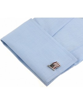 Waving American Flag Cufflinks  2