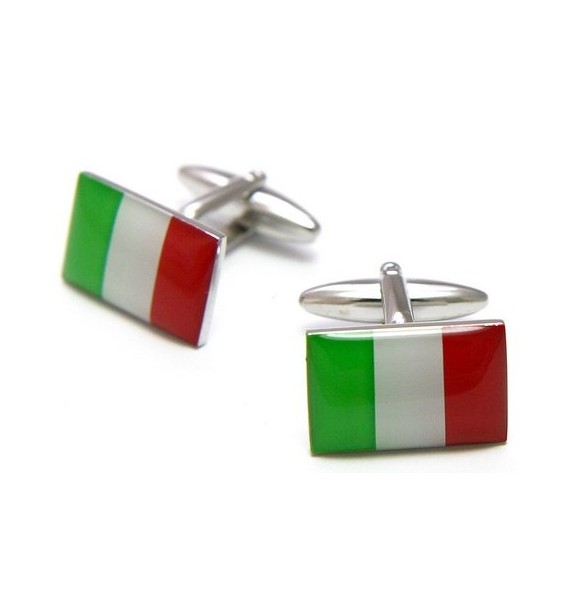 Italian Flag Cufflinks 