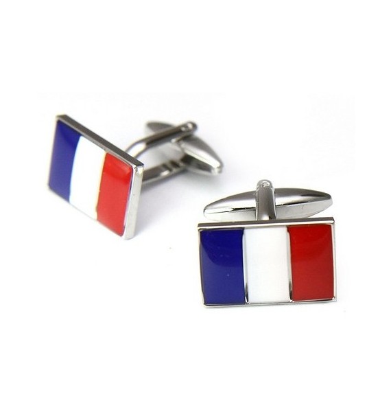 French Flag Cufflinks 