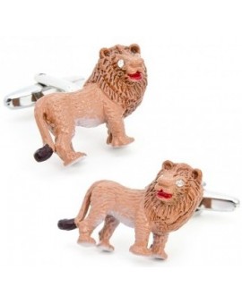 Boutons de manchette Lion