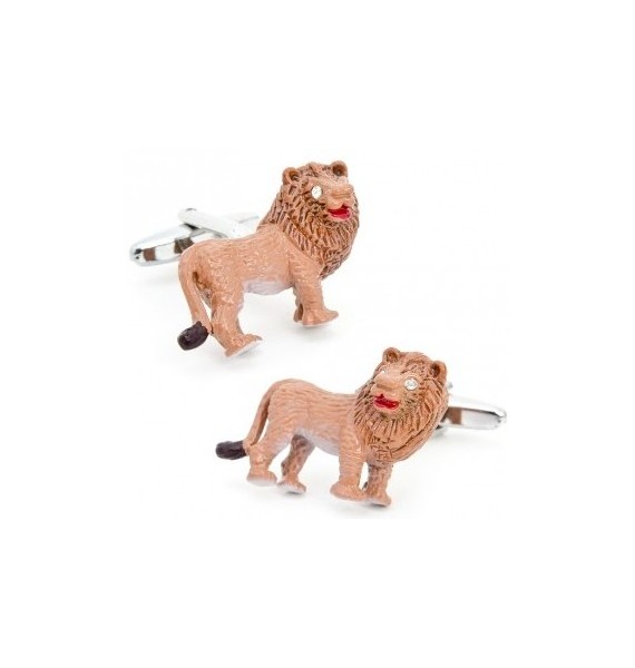 Boutons de manchette Lion