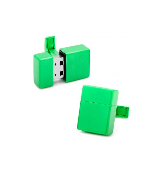 Gemelos USB 8GB Verde