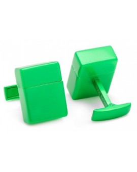 Green 8GB USB Flash Drive Cufflinks 2