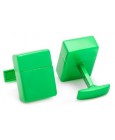 Green 8GB USB Flash Drive Cufflinks