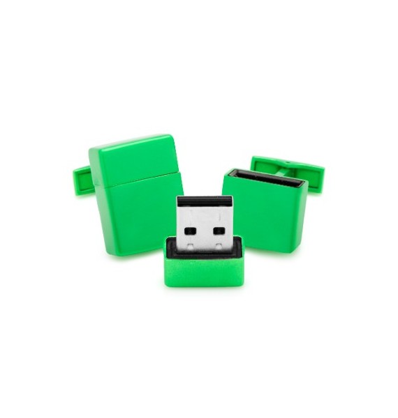 Gemelos USB 8GB Verde