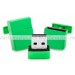 Gemelos USB 8GB Verde