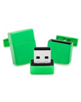 Green 8GB USB Flash Drive Cufflinks