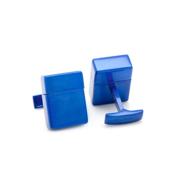 Blue 8GB USB Flash Drive Cufflinks