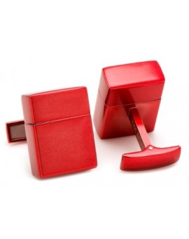 Red 8GB USB Flash Drive Cufflinks