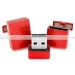 Red 8GB USB Flash Drive Cufflinks