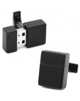 Black 8GB USB Flash Drive Cufflinks