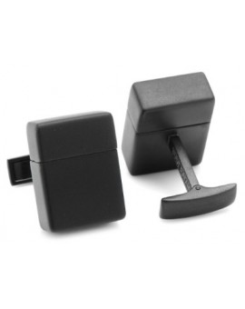 Black 8GB USB Flash Drive Cufflinks