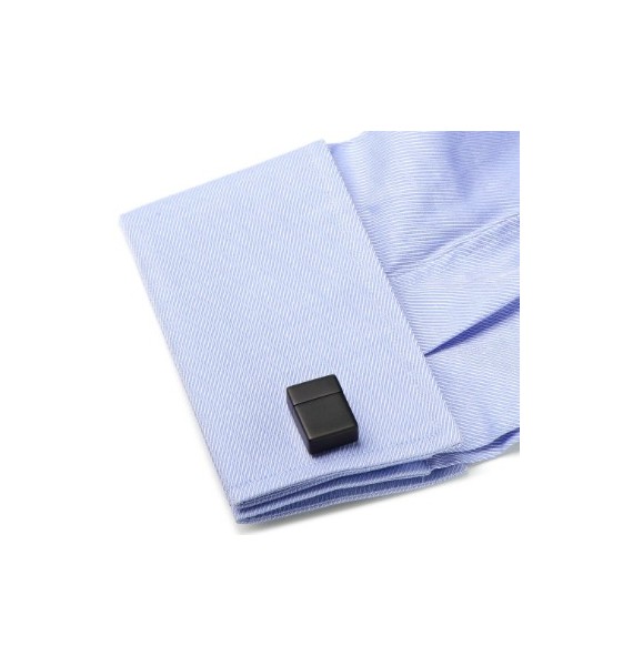Black 8GB USB Flash Drive Cufflinks