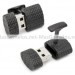 Iron Black Woven Oval 4GB USB Flash Drive Cufflinks