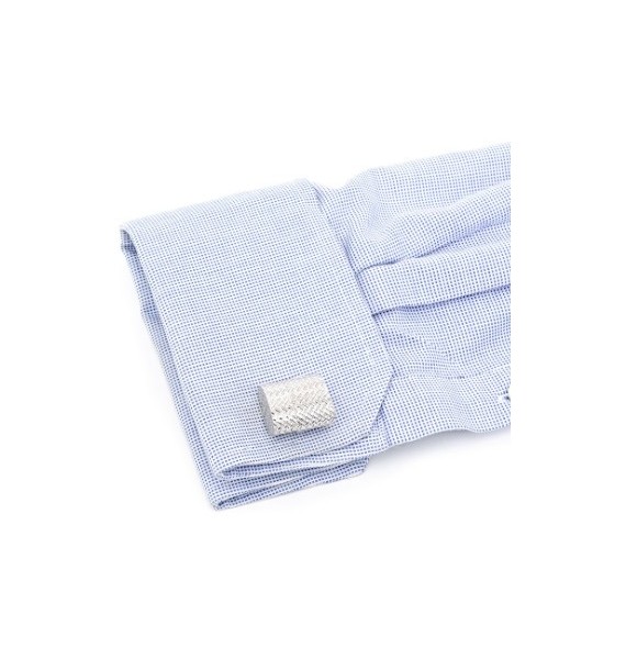 Gemelos USB 4GB Ovalado Tejido de Hierro