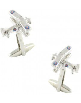 Gemelos Caza Sopwith Pup Plateado