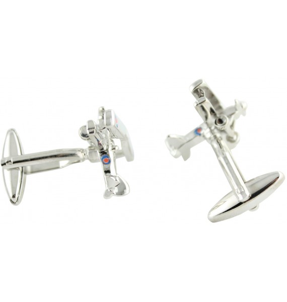 Gemelos Caza Sopwith Pup Plateado