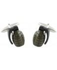 Grenade Cufflinks 