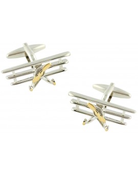 Vintage Light Aircraft Cufflinks 