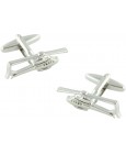 Bell Helicopter Cufflinks 