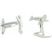 Jumbo Aircraft Cufflinks 