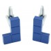 Blue Tetris Block Cufflinks 