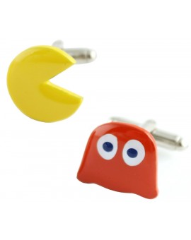 Pac-Man and Blinky Cufflinks 