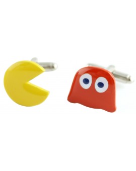 Pac-Man and Blinky Cufflinks  2